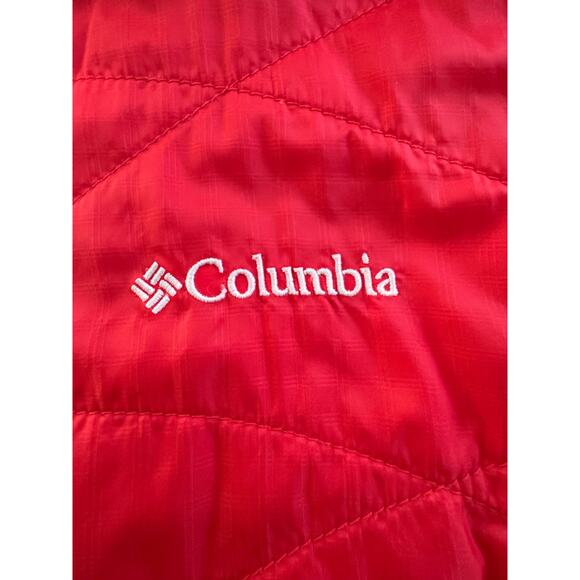 Columbia Omni-Heat Vest Women’s Red / Orange  Insulated Lightweight Size M - Picture 4 of 7